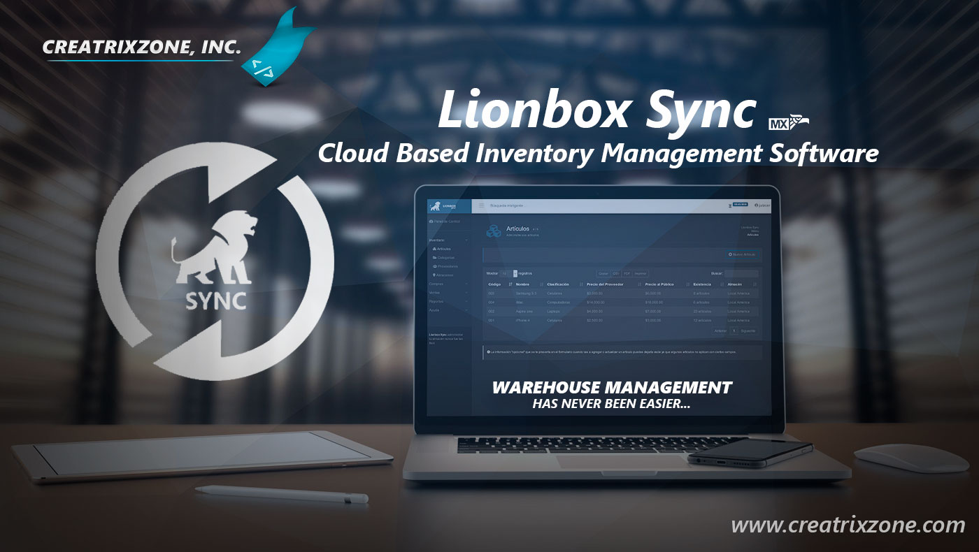 Lionbox Sync | Software de gestión de inventario basado en la nube